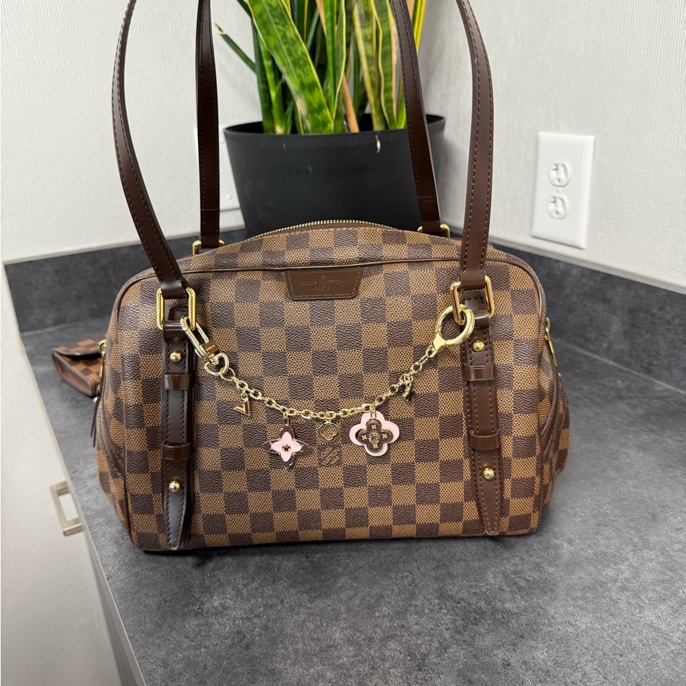 LV authentic Rivington pm and authentic LV wallet